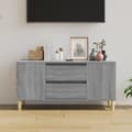 Miniatyrbild 4 av 11: Tv-bänk grå sonoma 102x44,5x50 cm konstruerat trä - TV-bänk - TV-bänkar - Home & Living