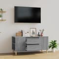 Miniatyrbild 2 av 11: Tv-bänk grå sonoma 102x44,5x50 cm konstruerat trä - TV-bänk - TV-bänkar - Home & Living