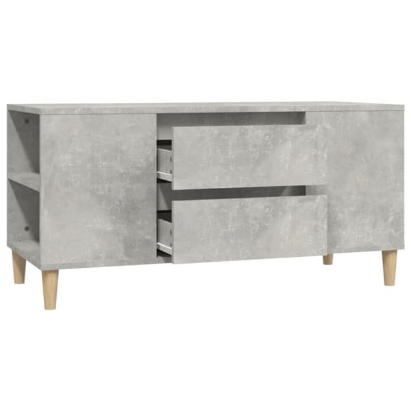 Tv-bord 102x44,5x50 cm konstrueret træ betongrå - Tv-skab - Tv-skabe - Home & Living