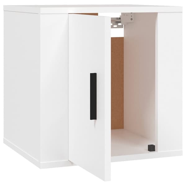 Seinäkiinnitettävät TV-tasot 2 kpl valkoinen 40x34,5x40 cm - Seinäkiinnitettävä TV-taso - Seinäkiinnitettävät TV-tasot - Home & Living