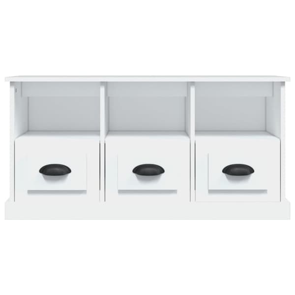 Tv-bord 100x35x50 cm konstrueret træ hvid - Tv-skab - Tv-skabe - Home & Living