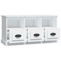Miniatyrbillede 8 af 11: Tv-bord 100x35x50 cm konstrueret træ hvid - Tv-skab - Tv-skabe - Home & Living