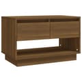 Miniatyrbillede 3 af 10: Tv-bord 70x41x44 cm konstrueret træ brun egetræsfarve - Tv-bord - Tv-borde - Home & Living