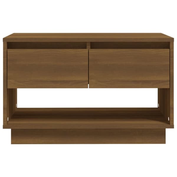 Tv-bord 70x41x44 cm konstrueret træ brun egetræsfarve - Tv-bord - Tv-borde - Home & Living