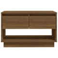 Miniatyrbillede 6 af 10: Tv-bord 70x41x44 cm konstrueret træ brun egetræsfarve - Tv-bord - Tv-borde - Home & Living