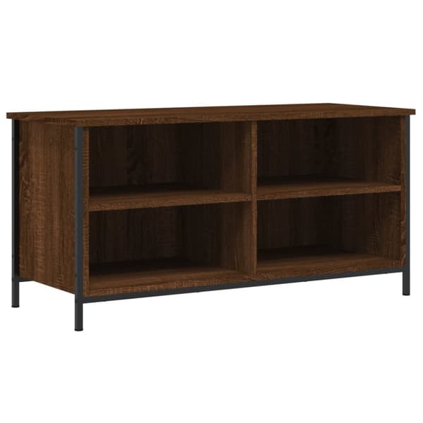 Tv-bänk brun ek 100x40x50 cm konstruerat trä - TV-bänk - TV-bänkar - Home & Living