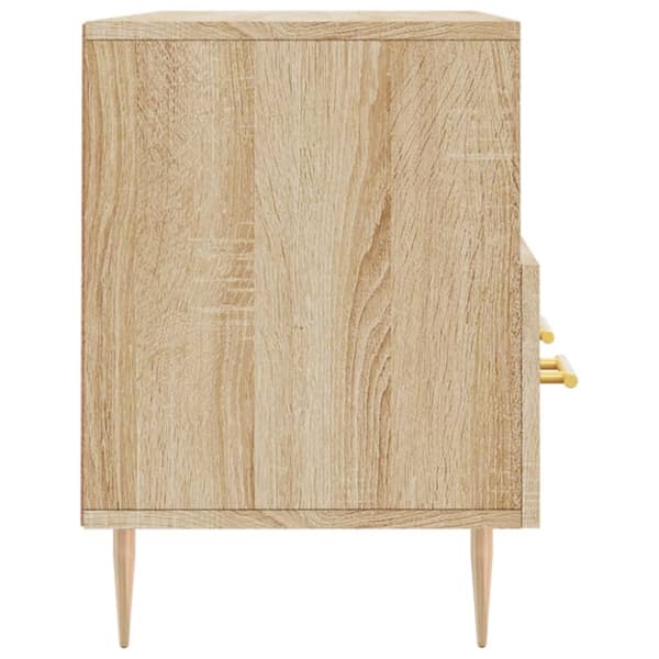Tv-bänk sonoma ek 102x36x50 cm konstruerat trä - TV-bänk - TV-bänkar - Home & Living