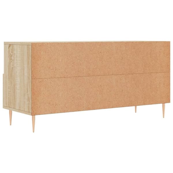 Tv-bänk sonoma ek 102x36x50 cm konstruerat trä - TV-bänk - TV-bänkar - Home & Living