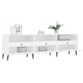 Miniatyrbild 5 av 11: Tv-bänk vit 150x30x44,5 cm konstruerat trä - Tv-bänk - Tv-bänkar - Home & Living