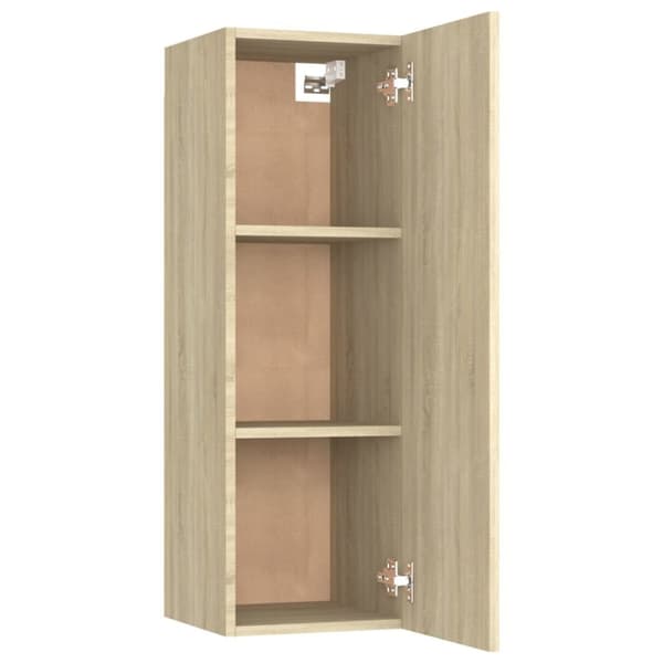 TV-skåp sonoma-ek 30,5x30x90 cm konstruerat trä - TV-skåp - Väggskåp - Home & Living