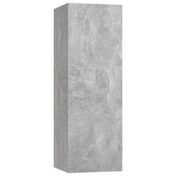 Tv-bord 30,5x30x90 cm konstrueret træ betongrå - Tv-bord - Tv-borde - Home & Living