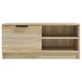 Miniatyrbillede 6 af 10: Tv-bord 80x35x36,5 cm konstrueret træ sonoma-eg - Tv-bord - Tv-borde - Home & Living