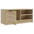 Miniatyrbillede 7 af 10: Tv-bord 80x35x36,5 cm konstrueret træ sonoma-eg - Tv-bord - Tv-borde - Home & Living