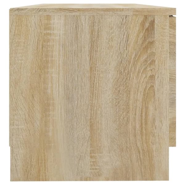 Tv-bord 80x35x36,5 cm konstrueret træ sonoma-eg - Tv-bord - Tv-borde - Home & Living