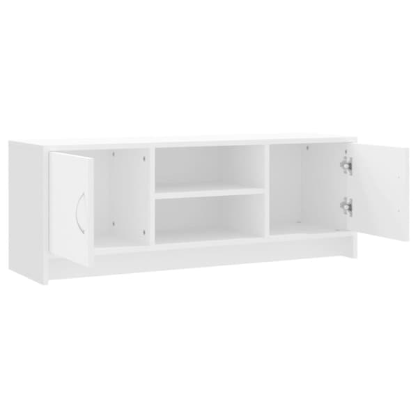 Tv-bänk vit 102x30x37,5 cm konstruerat trä - TV-bänk - TV-bänkar - Home & Living