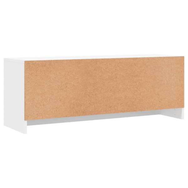 Tv-bänk vit 102x30x37,5 cm konstruerat trä - TV-bänk - TV-bänkar - Home & Living