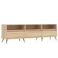 Miniatyrbillede 3 af 11: Tv-bord 150x30x44,5 cm konstrueret træ sonoma-eg - Tv-bord - Tv-borde - Home & Living