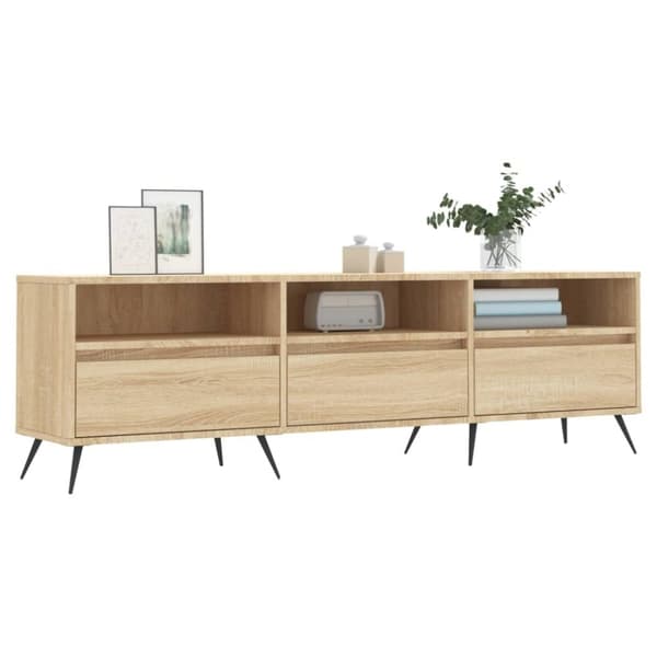 Tv-bord 150x30x44,5 cm konstrueret træ sonoma-eg - Tv-bord - Tv-borde - Home & Living