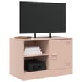 Miniatyrbilde 4 av 11: vidaXL TV-benker 2 stk rosa 67x39x44 cm stål