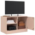 Miniatyrbilde 5 av 11: vidaXL TV-benker 2 stk rosa 67x39x44 cm stål
