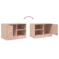 Miniatyrbilde 11 av 11: vidaXL TV-benker 2 stk rosa 67x39x44 cm stål