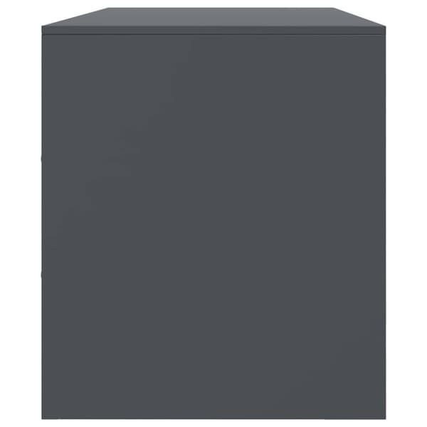 vidaXL TV-skåp antracit 99x39x44 cm stål