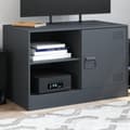 Miniatyrbilde 2 av 11: vidaXL TV-benk antrasitt 67x39x44 cm stål