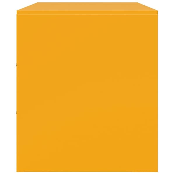 vidaXL tv-borde 2 stk. 67x39x44 cm stål sennepsgul