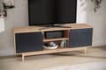 Miniatyrbillede 3 af 6: Rootz Lowboard 150 cm TV-skab - Underholdningsenhed - Mediekonsol - Moderne design - Kontrasterende farver - Rummelig opbevaring - 150 cm x 55 cm x 40
