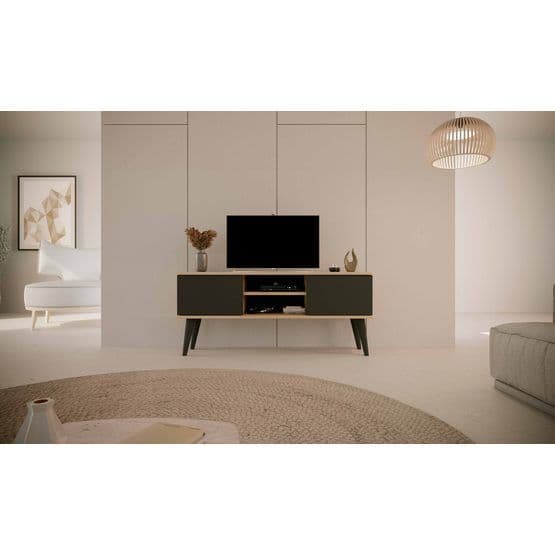 Toronto - Tv bænk 120 Cm Eg Og Sort