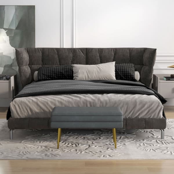 Rootz-pehmustettu säilytyspenkki - Aksenttipenkki - Istuinpenkki - Moderni Scandi-design - Runsaasti säilytystilaa - Mukavat istuimet - 79,5 cm x 37,5
