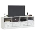 Miniatyrbillede 4 af 11: vidaXL tv-borde 2 stk. 67x39x44 cm stål hvid
