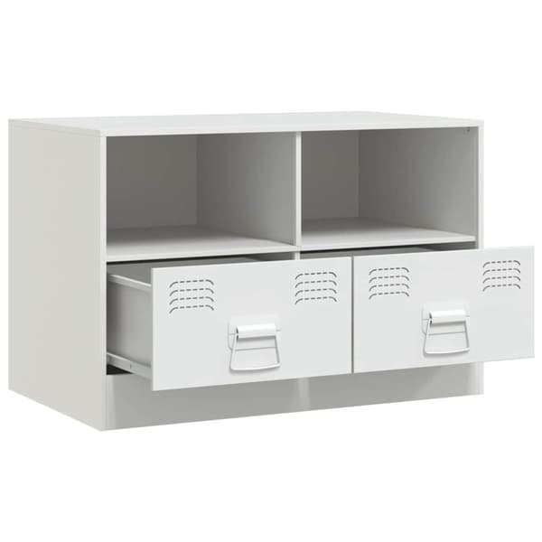 vidaXL tv-borde 2 stk. 67x39x44 cm stål hvid