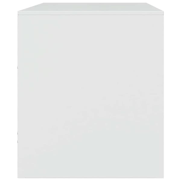 vidaXL tv-borde 2 stk. 67x39x44 cm stål hvid