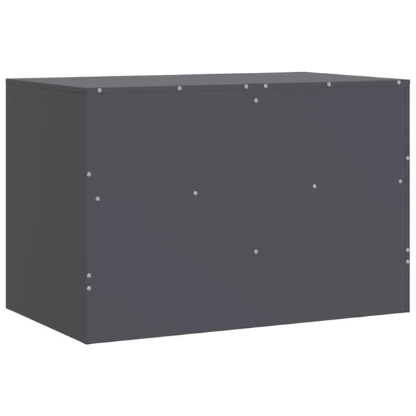 vidaXL TV-skåp 2 st antracit 67x39x44 cm stål
