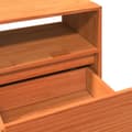Miniatyrbillede 9 af 11: vidaXL tv-bord 140x37x50 cm massivt fyrretræ gyldenbrun