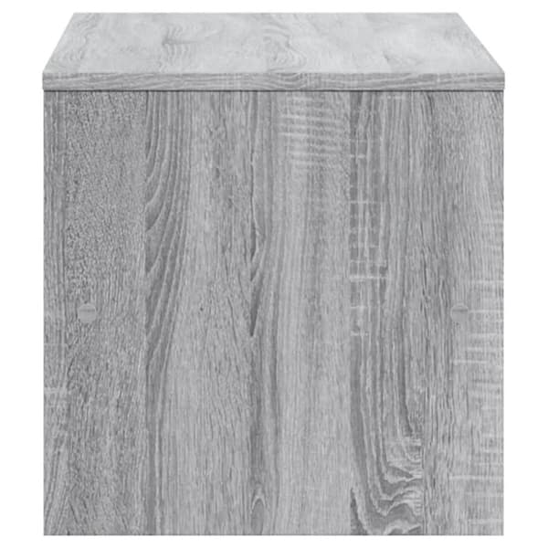 vidaXL Tv-bänk grå sonoma 120x40x40 cm konstruerat trä