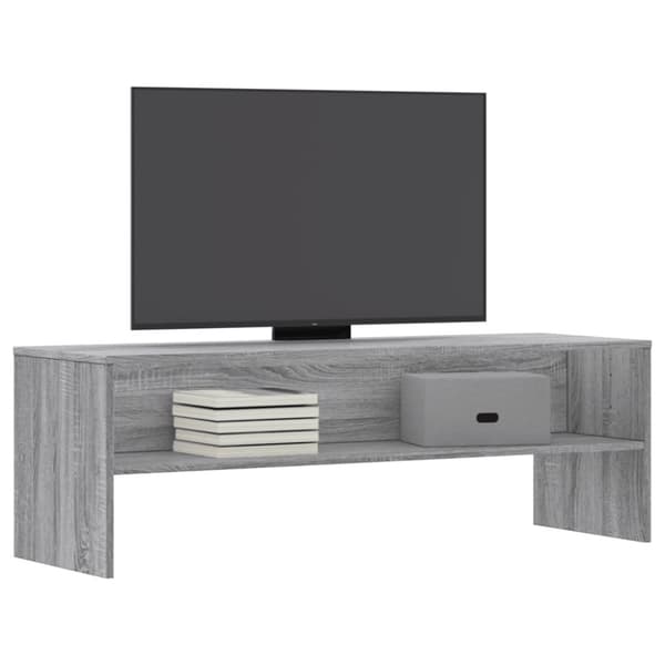 vidaXL Tv-bänk grå sonoma 120x40x40 cm konstruerat trä