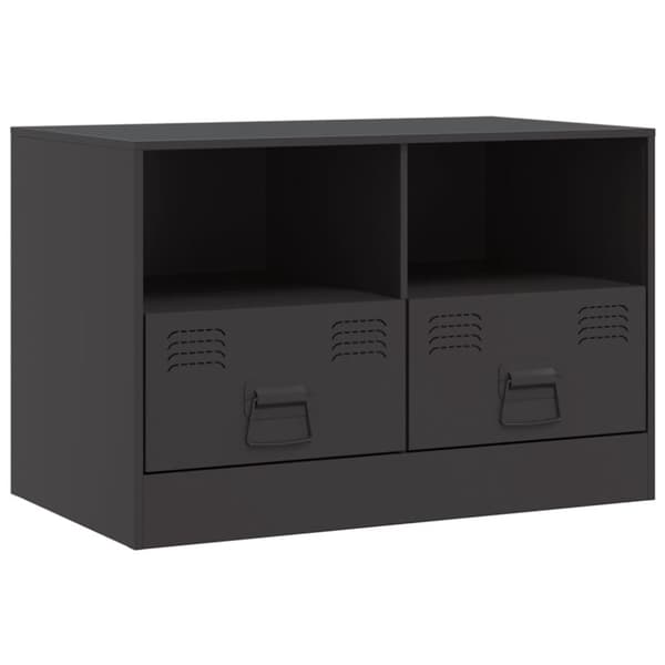 vidaXL tv-borde 2 stk. 67x39x44 cm stål sort