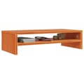 Miniatyrbilde 3 av 9: vidaXL Monitorstativ voksbrun 50x24x13 cm heltre furu