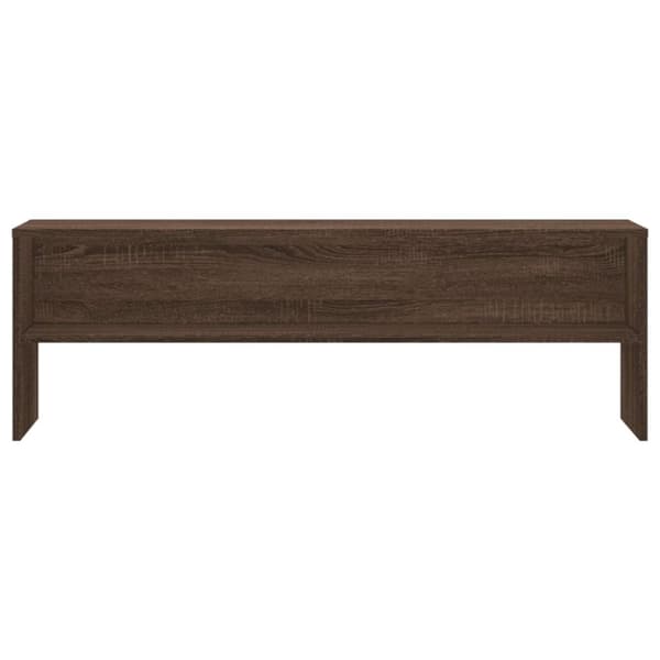 vidaXL Tv-bänk brun ek 120x40x40 cm konstruerat trä