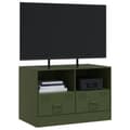 Miniatyrbillede 5 af 11: vidaXL tv-bord 67x39x44 cm stål olivengrøn