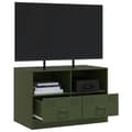 Miniatyrbillede 6 af 11: vidaXL tv-bord 67x39x44 cm stål olivengrøn