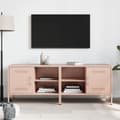 Miniatyrbillede 4 af 11: vidaXL tv-borde 2 stk. 68x39x50,5 cm stål lyserød