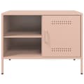 Miniatyrbillede 8 af 11: vidaXL tv-borde 2 stk. 68x39x50,5 cm stål lyserød
