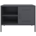 Miniatyrbillede 8 af 11: vidaXL tv-borde 2 stk. 68x39x50,5 cm stål antracitgrå