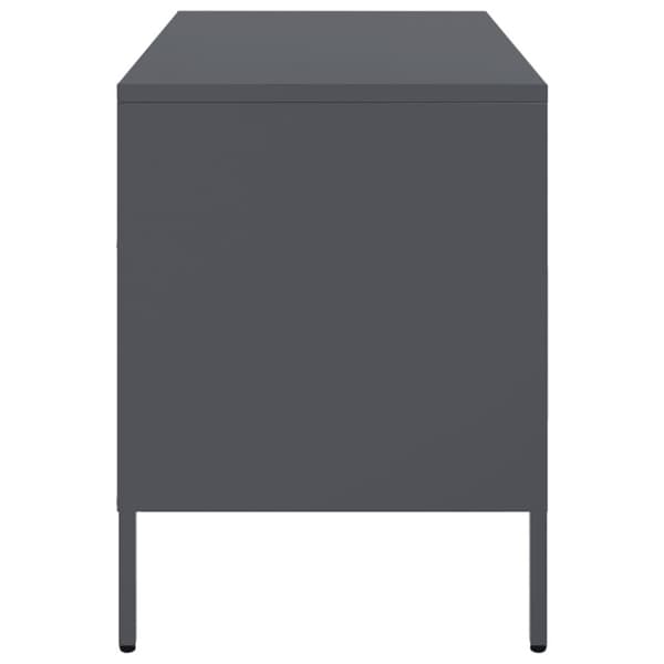 vidaXL TV-taso antrasiitti 68x39x50,5 cm teräs