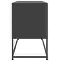 Pikkukuva 8 / 11: vidaXL TV-taso musta 100,5x39x60,5 cm teräs