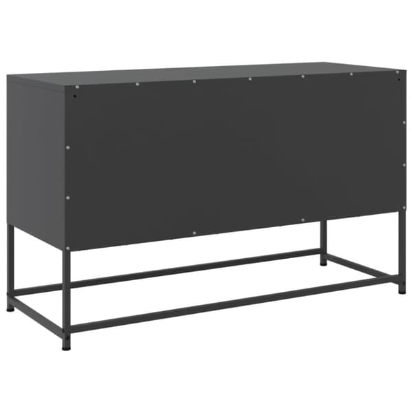 vidaXL TV-taso musta 100,5x39x60,5 cm teräs