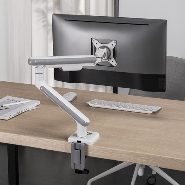 Ergo Office LCD-skärmstöd, gasfjäder, VESA 75x75 och 100x100, 17-32" 9kg, ER-751